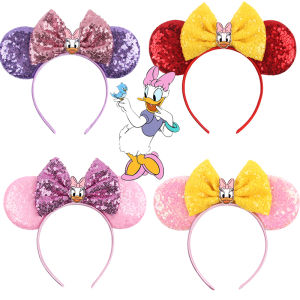 Herocross | New Girls Mouse Ears Headband For Children Hairband Birthday Party Gift Cartoon Duck Hair Hoop Boutique Kids Hair Accessories