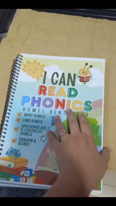 I CAN READ PHONICS VOWEL SENTENCE / READING BOOK FOR BEGINNERS A4/A5 SIZE
