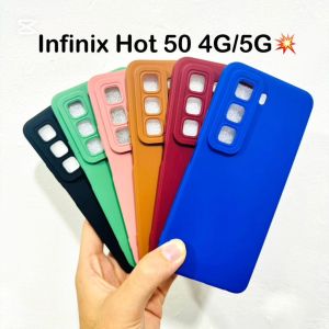 Casing Infinix Hot 50 4G dan 5G: Pilihan Softcase Hitam, Pink, Merah