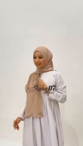 RUBY117 HIJAB-HIJAB PASHMINA INSTAN CRINCLE PREMIUM JAHIT DAGU