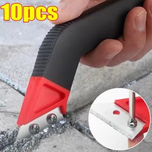 10Pcs Tile Grout Removal Tool Angled-Design Grout Hand Saw with Diamond Surface Blades Mortar Cleaning Wallpaper Paint Scraper