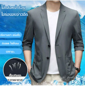 Geegobuy เสื้อคลุมชายสไตล์เล็กที่ 1 สำหรับฤดูใบไม้ผลิ สบาย บางเบา สำหรับการทำธุรกิจ