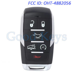 KEYECU OHT-4882056 Smart Keyless Remote Key Fob for Dodge Ram 1500 Pickup 2019 2020 2021 2022 2023 2024 68442912 68312808