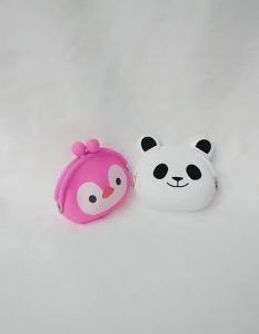 GJ02 Dompet Koin Silikon Karakter Anti Air Dompet Poket Pouch Dompet Wanita Silikon