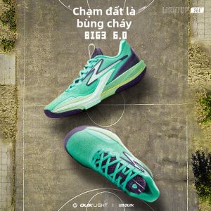 361° | Giày Bóng Rổ Nam Chuyên Nghiệp Cổ Thấp Đệm Chống Mòn Mùa Hè
