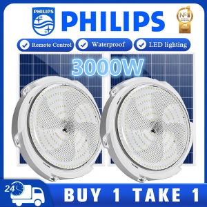 2025 Solar Ceiling Light Buy 1 Take 1 5000W Indoor Outdoor Solar light Waterproof Intelligent Remote 10 Year Warranty