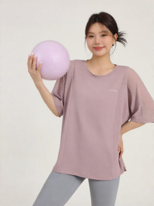 MaxRun World | Loose Fit Womens Large Size Short Sleeve Quick Dry T Shirt