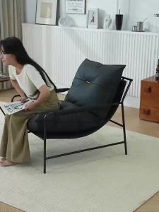 Italian malist Single Lounge Sofa Chair Designer malist Living Room Balcony Casual and Comfortable Affordable Luxury Fashion Chair