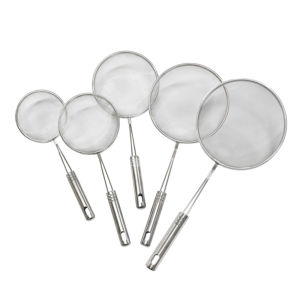 RRS กระชอน กระชอนมุ้ง ตะแกรงสแตนเลส 12./14/16/18/20 ซม. (ราคาต่อ 1 ชิ้น - เลือกขนาดได้เลยค่ะ) - เครื่องครัว