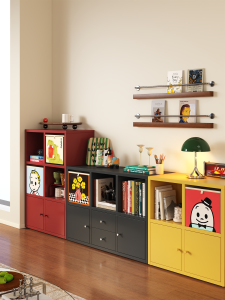 SAMEDREAM | Steel Multi-functional Combination Cabinet Bookshelf