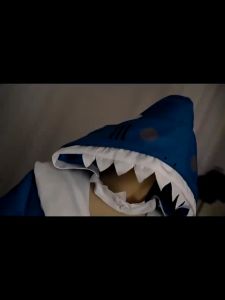 Gawugula cos shark girl เครื่องแต่งกายสองมิติ อะนิเมะฉลามชุดเต็มของเครื่องแต่งกายฮาโลวีนและคริสต์มาส