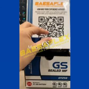 GS MOTORCYCLE BATTERY GTZ-7V QR - 3453567
