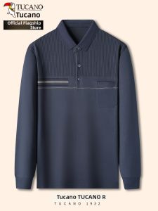 TUCANO | Mature Men Suitable Long Sleeve T-Shirt Turn-down Collar Underwear