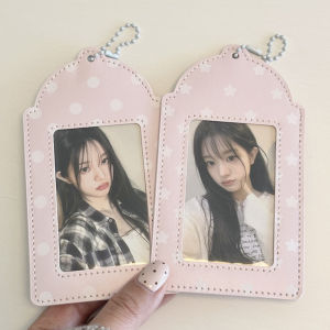 Ins Korean Photo Card Holder Pendant 3 Inch Star Photo Card Case Campus Card Protection Set Pop Idol Photocard Holder Gift