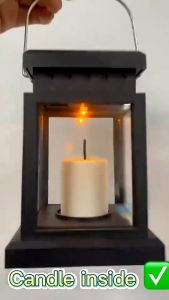 Outdoor Solar Candle Light IP65 Waterproof Durable LED Fairy Tale Light Camping Landscape Garden Lights for Lawn Party Decoration Christmas Light Outdoor Lighting