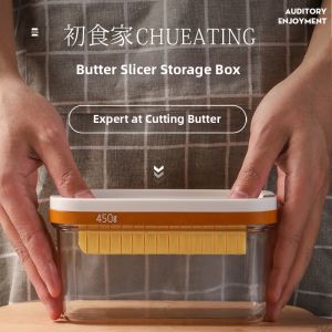 Butter Cheese Storage Box Double Layer Cutting