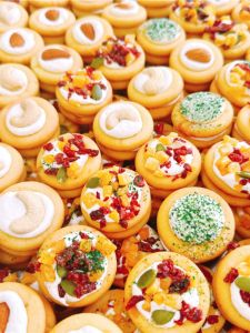 Nuts Pizza Mini Biscuit Candy Bar Date Tea Time Snack Mixed Nuts Heart Cookies Baguio Chinese Mainland Production 100g Bag