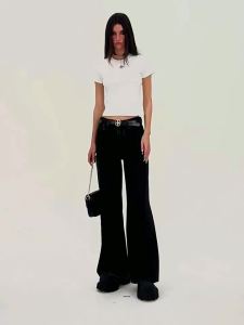 SMFK | Classic Flared Jeans Cotton Pants