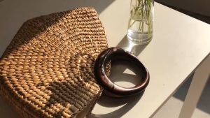 กระเป๋าสาน ผักตบชวา งานฝีมือ ปิคนิคสวยมาก ถูกและดีที่สุด