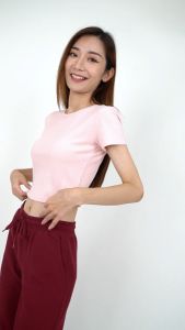 Forest T Shirt Perempuan | Forest Ladies Cotton Stretchable Crop Top - 822209
