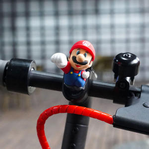 Mario 3D Stereo Decals Suitable for Xiaomi Nine Shiloup Electric Skateboard Personalized Cute Decorations Vehicle Stickers