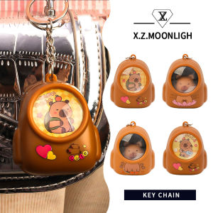 X.Z.MOONLIGH Creative Capybara Luminous Keychain & DIY Pendant