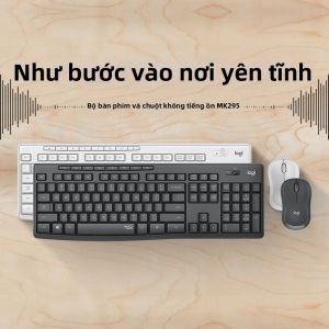 Logitech | Quiet Wireless Keyboard and Mouse Set