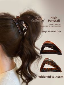 DAISY DREAM | High Bun Fixing Stylish Shark Clip Triangular Acetate Hairpin