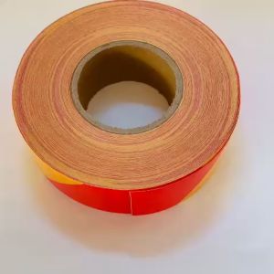 Decal phản quang Vàng - Đỏ rộng 5cm băng keo phản quang bán theo mét - Shop Út Lớn