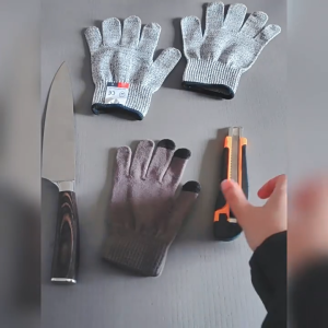 5-level anti cutting gloves kitchen gardening anti cutting fishing protective gloves wear-resistant