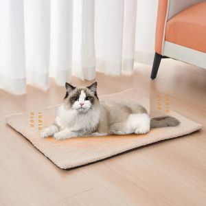 Cozy Self Heating Pet Pads ผ้าห่มสัตว์เลี้ยงสําหรับฤดูหนาวเย็นSelf Warming เตียงแมวสําหรับในร่ม สัตว์เลี้ยงเครื่องทําความร้อน Pad self เบาะสําหรับแมว