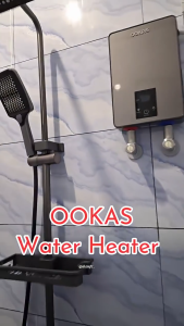 OOKAS water heater B-0602 220V 6500W Electric Instant Hot Water Heater With Self-Modulating