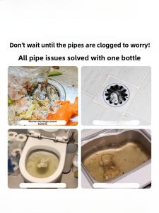 Powerful Drain Cleaner for Kitchen and Toilet