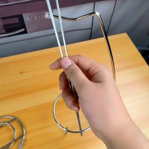 Vertical Skewer Rack Holder Set Stainless Steel BBQ Skewers Needle Untuk Grill Meat Barbecue Food Skewers Reusable