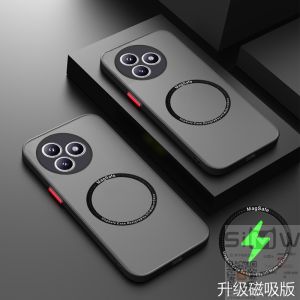 Transparent Magnetic Absorption Soft Hard Shell Case for Xiaomi Redmi K80 Ultra Full Cover Lens Protection Men Women Model