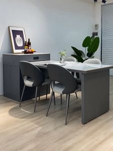 Island Dining Table(Free Delivery and install)Type 602 Extension Sintered Stone Dining Table Modern Home multi-Functional Dining Room Furniture Dining Table 6 Seater - Lazada