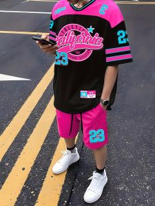 Summer 2025 hot-selling mens suit Casual and fashionable 3D printed outdoor casual sportswear