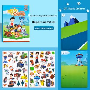 HPRETTY | Magnetic Quiet Book Magnetic New Edition Paw Patrol Childrens Toy DIY 3-6 Years