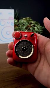 (กระเป๋าผ้าสักหลาด ฟรี)ลำโพงพกพา MUZEN Melody Pod MW-P3I เสียงชัดใส แบตเตอรี่ใช้งานได้นานกว่า 7 ชั่วโมง ดีไซน์เหมือนเครื่องประดับ ใช้งานด้วยมือเดียว ไอเดียของขวัญ