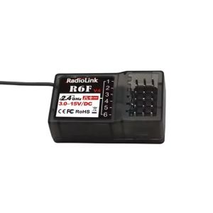 1/2/4PCS RadioLink 2.4GHz 6CH V4 Receiver R6F 3-15V DC for RC4GS RC6GS RC8X T8FB T8S Transmitter RC Car Truck Boat Model Parts