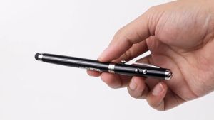 4 IN 1 Senter + Laser + Pulpen + Stylus [Premium Quality] REX-MART (BAYAR DITEMPAT/COD)