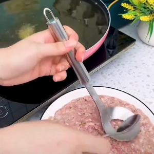 Marino Home ช้อนปั้นหมูก้อน ช้อนปั้นลูกชิ้น ที่ทำลูกชิ้น สแตนเลส No.Y1721