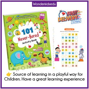 Activity Book for Kids 101 Magic Maths 101 Never Board Activities Children Kindergarten Preschool Books