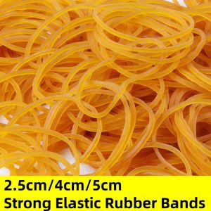 100pcs Strong Elastic Rubber Bands Elasticity Various Size Tapes Used for Office Students School Stationery Supplies