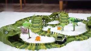 Bộ Đồ Chơi Đường Đua Thế Kỷ Khủng Long Bộ Lắp Ghép Đường Ray Ô Tô Đua Cho Bé Thoả Sức Sáng Tạo