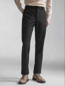 Trendy Warm Business Casual Straight Leg Pants Men