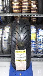 Ban DUNLOP Scoot Smart 2 130/70-12 Ring 12 Ban Harian Tubeless Motor Scooter Vespa dll