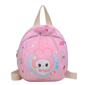 Cute Girls Mini Backpack Nursery School Bag Childrens Travel Bag Double Shoulder Bag for Outing And Travel Cartoon Pattern