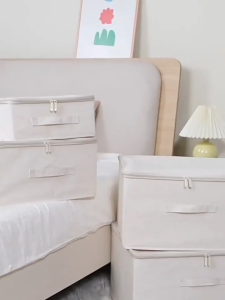 20L/30L/40L💓กันน้ำกันชื้น กล่องเก็บของผ้าแบบพับได้ กล่องจัดเก็บอเนกประสงค์ กล่องเก็บเสื้อผ้า กล่องเก็บผ้าห่ม