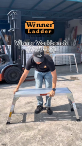 Winner Ladder Foldable Work Bench 2 Step 250 KG Duty Rating Heavy Duty Tangga Lipat